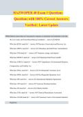 HAZWOPER 40 Exam 1 &vert; 100 Questions & Verified Answers&NewLine;