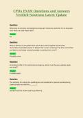CPOA EXAM Questions and Answers Verified Solutions Latest Update 2&NewLine;
