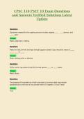 CPSC 110 PSET 10 Exam Questions and Answers Verified Solutions Latest Update 9