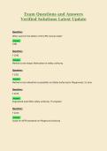 CPSI Exam Questions and Answers Verified Solutions Latest Update 6