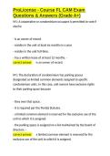 ProLicense - Course FL CAM Exam Questions & Answers &lpar;Grade A&plus;&rpar;&period;docx&NewLine;&NewLine;