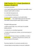 CAM Practice Ch&period; 1 Exam Questions & Answers &lpar;Grade A&plus;&rpar;&period;docx&NewLine;&NewLine;