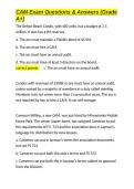 CAM Exam Questions & Answers &lpar;Grade A&plus;&rpar;&period;docx&NewLine;&NewLine;