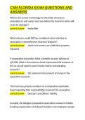 CAM FLORIDA EXAM QUESTIONS AND ANSWERS&period;docx&NewLine;&NewLine;