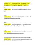 CHAP 15 CAM COURSE -BUDGETING EXAM QUESTIONS AND ANSWERS&period;docx&NewLine;&NewLine;