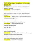 NAA- CAM Exam Questions & Answers &lpar;Grade A&plus;&rpar;&period;docx&NewLine;&NewLine;