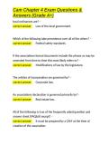 Cam Chapter 4 Exam Questions & Answers &lpar;Grade A&plus;&rpar;&period;docx&NewLine;&NewLine;