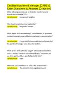 Certified Apartment Manager &lpar;CAM&rpar; V2 Exam Questions & Answers &lpar;Grade A&plus;&rpar;&period;docx&NewLine;&NewLine;