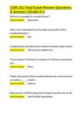 CAM 101 Final Exam Review Questions & Answers &lpar;Grade A&plus;&rpar;&period;docx&NewLine;&NewLine;