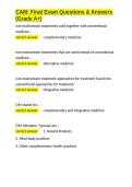 CAM Final Exam Questions & Answers &lpar;Grade A&plus;&rpar;&period;docx&NewLine;&NewLine;