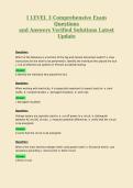 CWEA EI LEVEL 3 Comprehensive Exam Questions and Answers Verified Solutions Latest Update&period;