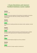 CWEA Lab Analyst Exam Questions and Answers Verified Solutions Latest Update 3