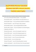 HAZWOPER 40 Exam 1 &vert; 100 Practice Questions with Verified Answers & Rationales &vert; Latest Update 2027