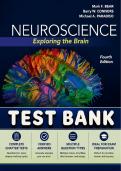 Test Bank for Neuroscience&colon; Exploring the Brain&comma; 4th Edition &lpar;Bear&comma; Connors & Paradiso&rpar; &vert; All Chapters 1&ndash;25 Covered