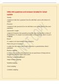 CNSL 503 questions and answers Graded A&plus; latest&NewLine;update&NewLine;Statistic&NewLine;a numerical value that is generated from the individual scores in the dataset of a&NewLine;sample&period;&NewLine;Parameter&NewLine;a numerical value generated from the individual scores in the dataset of the entire