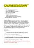 HESI EXIT RN EXAMINATION &ndash; QUESTIONS AND ANSWERS &vert; VERIFIED AND&NewLine;WELL DETAILED ANSWERS &vert; PLUS RATIONALES &vert; GUARANTEED PASS &vert;&NewLine;LATEST EXAM UPDATE &vert; EXAM PREP &vert; STUDY GUIDE &vert; PRACTICE TEST