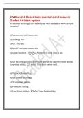 CWB Level 2 Closed Book questions and answers&NewLine;Graded A&plus; latest update&NewLine;To measure the strength of a welded joint what mechanical test would you&NewLine;prescribe&quest;&NewLine;a&rpar; A transverse weld tension test&period;&NewLine;b&rpar; A charpy test&period;&NewLine;c&rpar; A CTOD test&period;&NewLine;d&rpar; An all weld metal tens