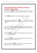 cwb welding inspector questions and answers&NewLine;Graded A&plus; latest update&NewLine;faying surface - the mating surface of a member that is in contact&NewLine;with or in close proximity to another member to which it is to be joined&period;&NewLine;joint - the junction of the workpieces tha