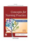 TEST BANK Concepts for Nursing Practice &lpar;4TH ED&rpar; by Jean Foret Giddens &vert; NEWEST EDITION