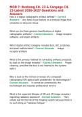MOD 7 Bushong CH&period; 23 & Cengage CH&period; 23 Latest 2026-2027 Questions and Answers&period;