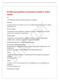 EE 360 Exam questions and answers Graded A&plus; latest&NewLine;update&NewLine;Set&NewLine;a well defined collection of distinct objects or elements&period;&NewLine;Function&NewLine;A function f from a set X into a set Y is a rule that assigns to each x &isinv; X a unique&NewLine;element f&lpar;x&rpar; &isinv; Y&period;&NewLine;Discrete Signal