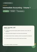 Intermediate Accounting Volume 1 8th Edition &ndash; Financial Reporting Practice Questions & Answers &vert; Complete Study PDF