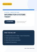 Information Systems Today 9th Edition &ndash; Information Systems Practice Questions & Answers &vert; Complete Study PDF