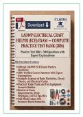 LADWP Electrical Craft Helper Exam Prep 2026 &vert; Class 3799 Complete Practice Test Bank with Correct Answers & Detailed Rationales