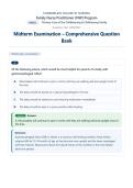 NR602 &sol; NR-602 Midterm Exam &lpar;Latest 2026 &sol; 2027&rpar;&colon; Primary Care of the Childbearing & Childrearing Family Practicum - Chamberlain