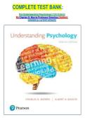 COMPLETE TEST BANK&colon;&NewLine;&NewLine;For Understanding Psychology &lpar;12th Edition&rpar;&NewLine;By Charles G&period; Morris Professor Emeritus &lpar;Author&rpar;&comma;&NewLine;GRADED A&plus; LATEST UPDATE&period;&NewLine;