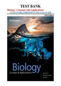 Test Bank Biology Concepts and Applications 10th Edition