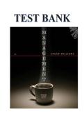 Test Bank for Management&comma; 7th Edition by Williams &vert; Practice Questions with Correct Answers & Detailed Rationales