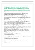 GACE Special Education General Curriculum STUDY&NewLine;GUIDE&comma; Special Education&comma; GACE 735 Extra combine&NewLine;Exam questions and answers Graded A&plus; latest update&NewLine;Project-based learning&NewLine;Student-centered pedagogy in which students actively explore real-world