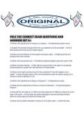 POLS 1101 CORRECT EXAM QUESTIONS AND ANSWERS SET A&period;pdf