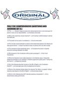 POLS 1101 COMPREHENSIVE QUESTIONS AND ANSWERS SET A&period;pdf