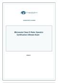 Minnesota Class D Water Operator Certification Exam &vert; Practice Exam Q&A