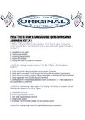 POLS 1101 STUDY EXAMS GUIDE QUESTIONS AND ANSWERS SET A&period;pdf