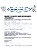 PEARSON VUE CORRECT EXAMS QUESTIONS AND ANSWERS SET A&period;pdf