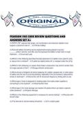 PEARSON VUE CORE REVIEW QUESTIONS AND ANSWERS SET A&period;pdf