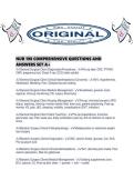 NUR 198 COMPREHENSIVE QUESTIONS AND ANSWERS SET A&period;pdf