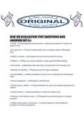 NUR 198 EVALUATION TEST QUESTIONS AND ANSWERS SET A&period;pdf