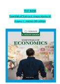 Test Bank for Essentials of Economics 9th Edition by N&period; Gregory Mankiw 2026&sol;2027 &ndash; Verified Answers