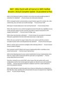 SSCP - WGU Test B with all Correct & 100&percnt; Verified Answers &vert;Actual Complete Update &vert;Guaranteed to Pass