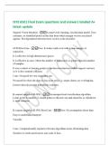 ISYE 6501 Final Exam questions and answers Graded A&plus;&NewLine;latest update&NewLine;Support Vector Machine - A supervised learning&comma; classification model&period; Uses&NewLine;extremes&comma; or identified points in the data from which margin vectors are placed&NewLine;against&period; The hyperplane betwe