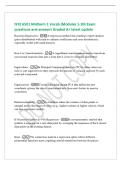 ISYE 6501 Midterm 1 Vocab &lpar;Modules 1-10&rpar; Exam&NewLine;questions and answers Graded A&plus; latest update&NewLine;Bayesian Regression - A regression method that combines expert opinion&NewLine;&lpar;prior distribution&rpar; with data to estimate coefficients and error distributions&semi;&NewLine;especia