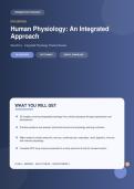 Human Physiology An Integrated Approach 8th Edition &ndash; Physiology Practice Questions & Answers &vert; Complete Study PDF