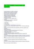 CIA TEST BANK II QUESTIONS AND ANSWERS