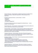 STUDY UNIT 2&comma; CIA PART II QUESTIONS AND ANSWERS