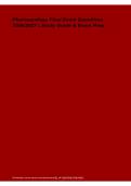 Pharmacology Final Exam Questions Study Guide Exam Prep 2026&sol; 2027