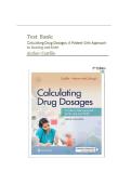 Test Bank for Calculating Drug Dosages&colon; A Patient-Safe Approach to Nursing and Math&comma; 3rd Edition by Castillo &ndash; Practice Questions&comma; Answers & Exam Review 2026&sol;2027
